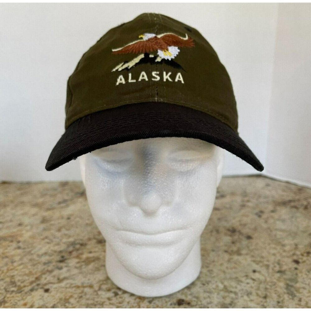 Vintage Tongass Trading Company Alaska Eagle Ball Cap Snap Back Hat